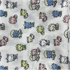 Ситцева пелюшка Динозаврики 90/80
