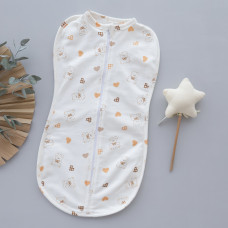 Коконпелюшка на змійці Сердечка Ведмедики (Футер - з начосом) 56 (0-1міс)