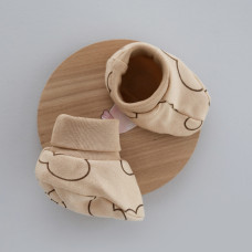 Пінетки Міккі Бежевий (Інтерлок) 56 (0-3міс)