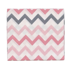 Бавовняна пелюшка Зігзаг Рожевий 90/80