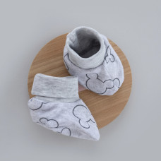 Пінетки Міккі Сірий (Інтерлок) 56 (0-3міс)