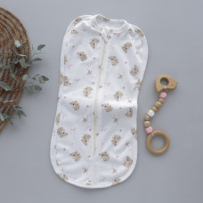 Коконпелюшка на змійці Коали Рожевий (Інтерлок) 56 (0-1міс)