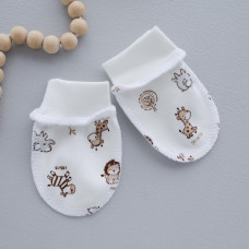 Царапки Звірята Бежевий (Інтерлок) 56 (0-3міс)