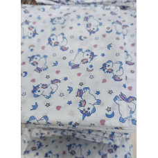 Ситцева пелюшка Единоріжки 90/80