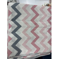 Бавовняна пелюшка Зігзаг Рожевий 90/80