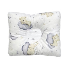 Ортопедична подушка Звірята на хмаринці Сірий
