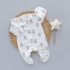 Чоловічок Кохаю мама тато (Футер - з начосом) 62 (3-6міс)