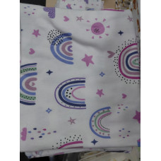 Пелюшка фланелева/ байкова (Туреччина) Веселка Фіолетовий 90/80