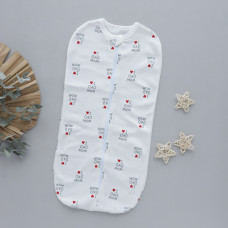 Коконпелюшка на змійці Мама тато (Інтерлок) 56 (0-3міс)