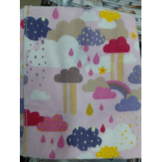 Пелюшка фланелева/ байкова (Туреччина) Хмаринка Рожевий 90/80