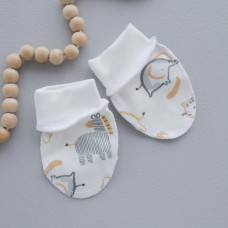 Царапки Звірята Сірий (Інтерлок) 56 (0-3міс)