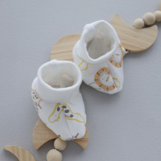 Пінетки Звірята Сірий (Інтерлок) 56 (0-3міс)