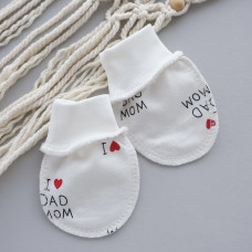 Царапки Кохаю мама тато (Інтерлок) 56 (0-3міс)