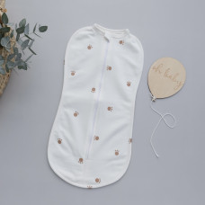 Коконпелюшка на змійці Лапки (Футер - з начосом) 56 (0-1міс)