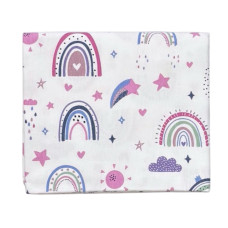 Пелюшка фланелева/байкова (Туреччина) Веселка Фіолетовий 90/80